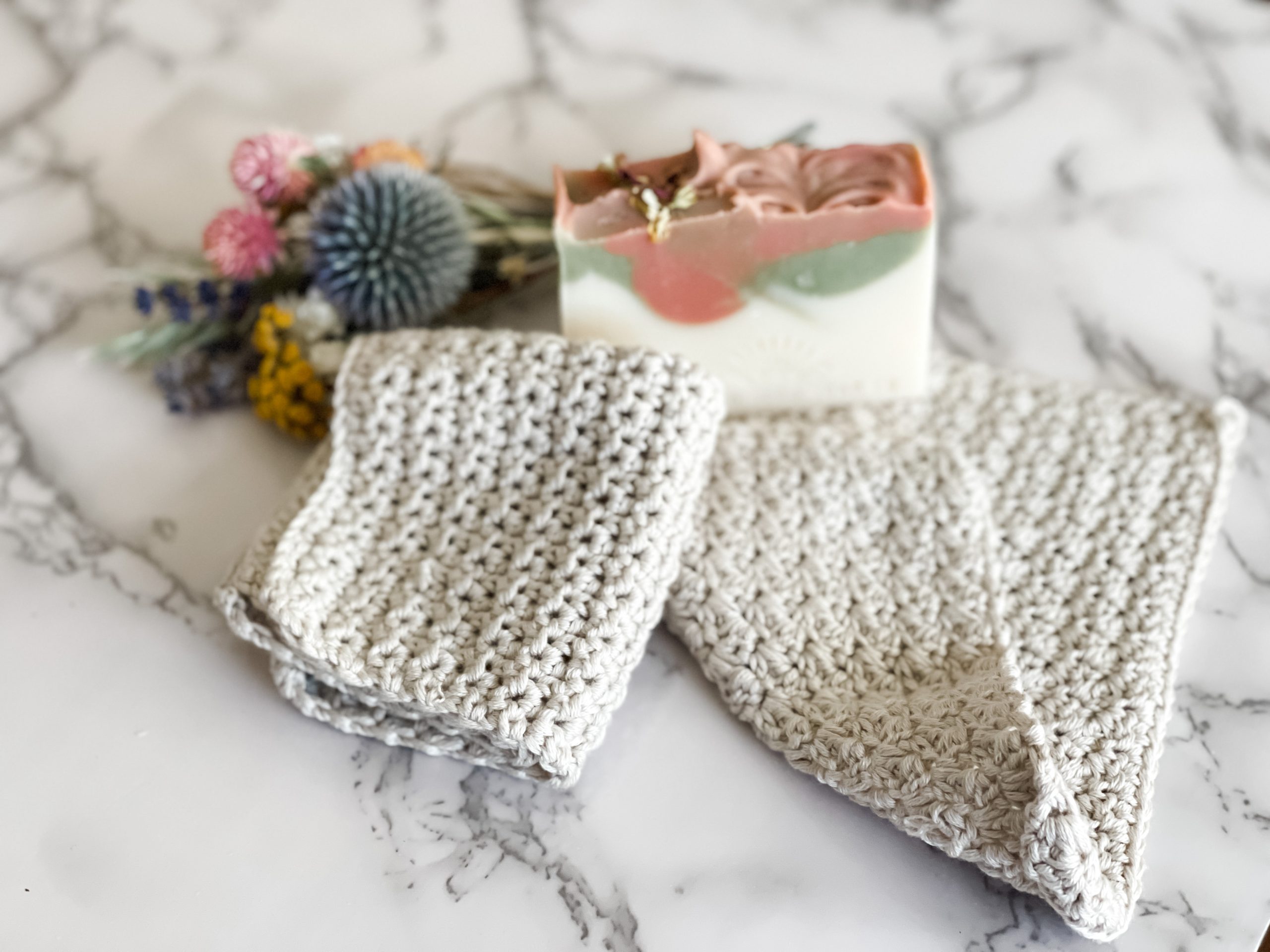 Crochet Cotton Washcloths